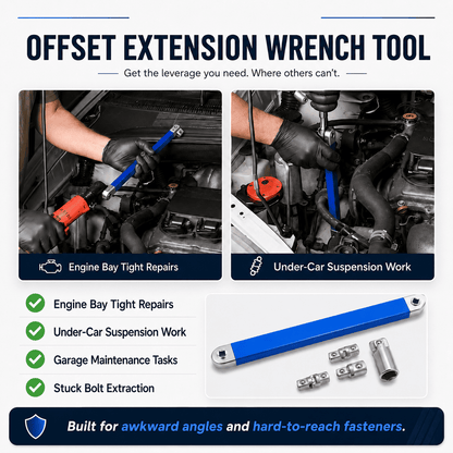 MotorBond™ Offset Extension Wrench Tool